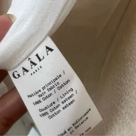 New Gaala Isabella Double Breasted Tweed Coat - Picture 14 of 16